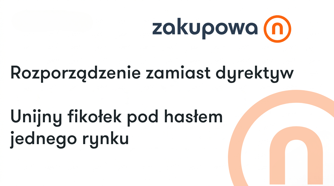 Unijna reforma zamówień publicznych